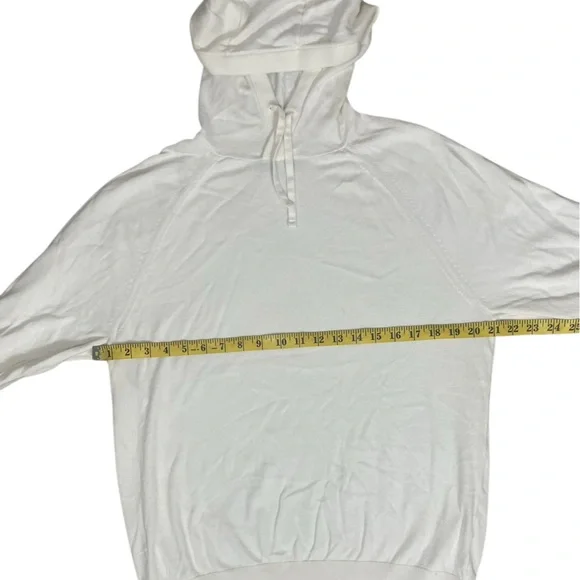 EUC Tommy John Cream Hooded Sweater (N-1) - Picture 6 of 9
